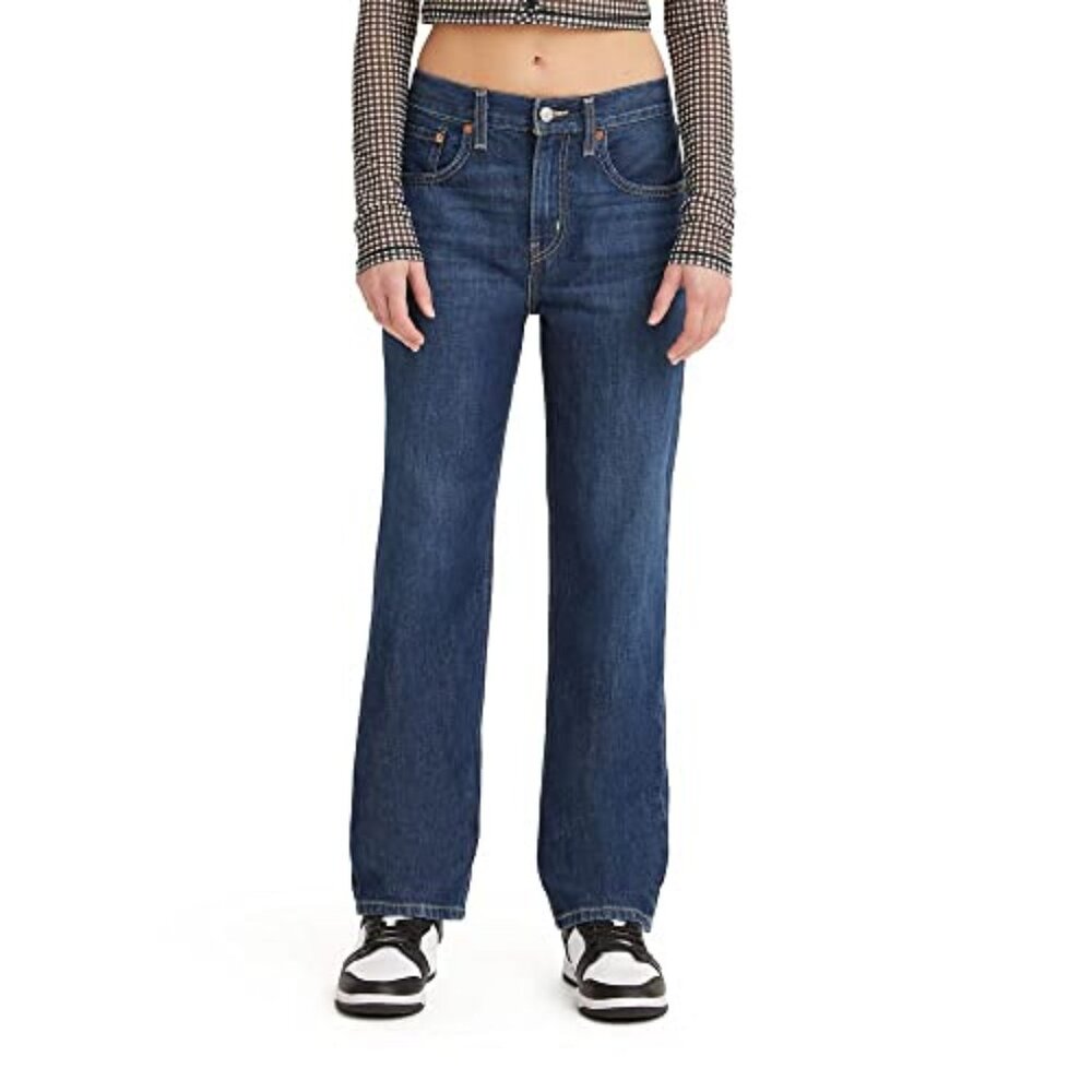 NWT Levi's Women's Low Pro Jeans - Dark Indigo, 28